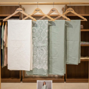 Image 1993 – Sage Green Embroidered Unstitched 2-Piece Lawn Suite