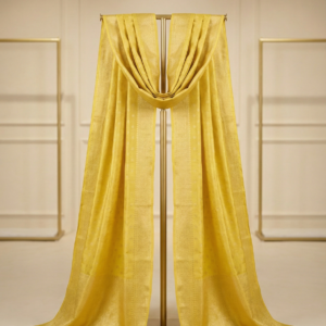Sunshine Yellow Embroidered Chiffon Dupatta Collection: J. Formal Wear