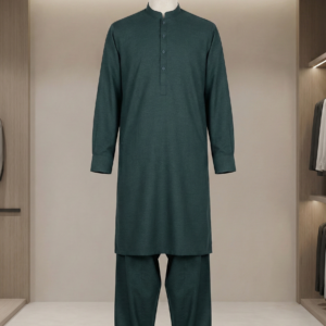 Verdant Classic – Forest Green Wash-and-Wear 2-Piece Suit