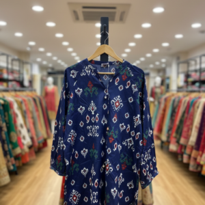 Midnight Ikat – Printed 2-Piece Ensemble