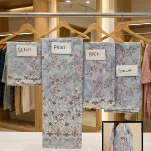 Image 1993 – Dusty Blue Floral Embroidered Unstitched 2-Piece Lawn Suite