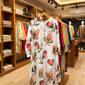 Tulip Garden – Printed 2-Piece Ensemble