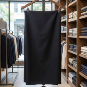 Premium Jet Black Unstitched Fabric