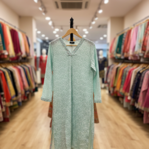 Mint Serenity – Printed 2-Piece Ensemble