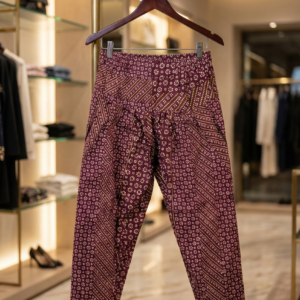 Maroon Traditional Chunri Print Shalwar