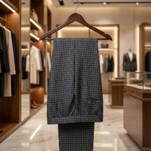 Crimson Silk-Finish Wide-Leg Palazzo